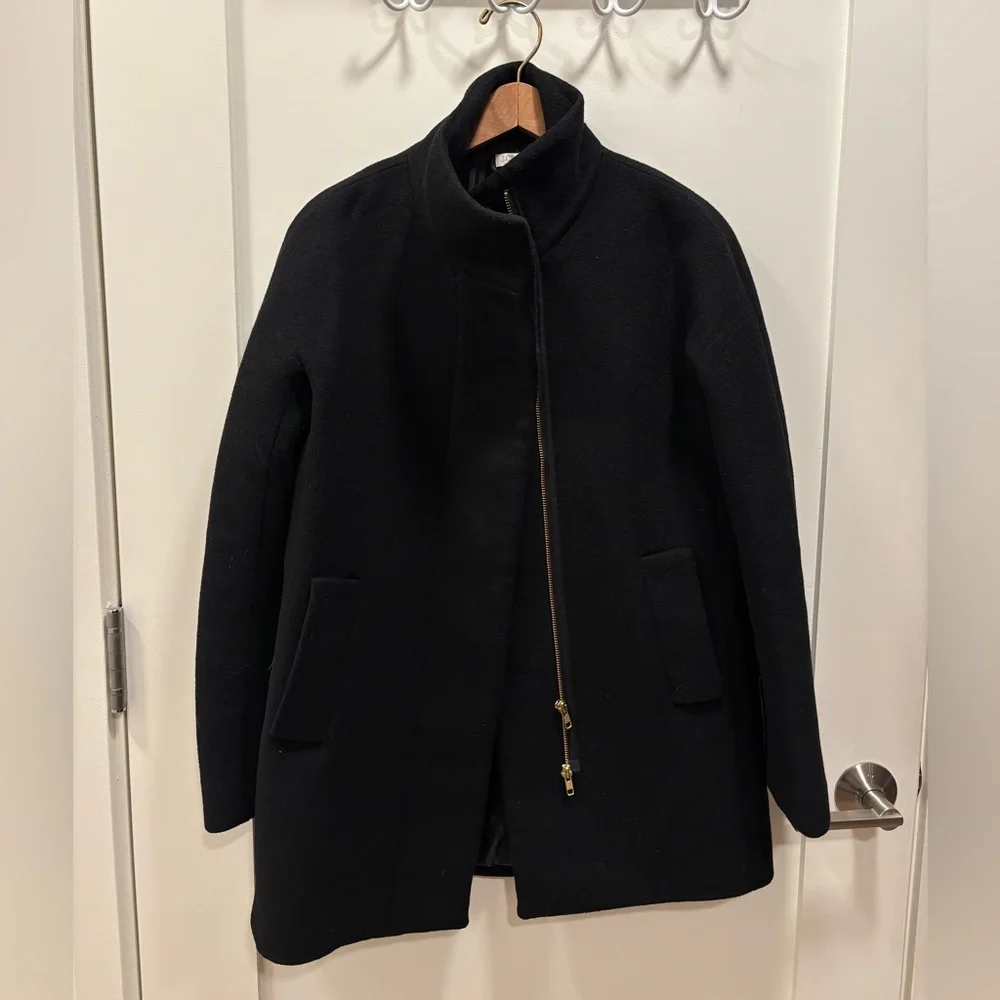 J. Crew Women's Black City Coat